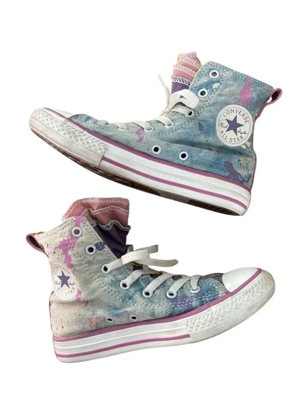 Converse Chuck Taylor All Star Party Hi Trainer Girls Size 1